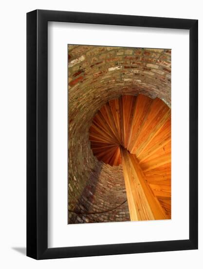 Spiral Stairs, St George Lighthouse, St George Island, Florida, USA-Joanne Wells-Framed Photographic Print