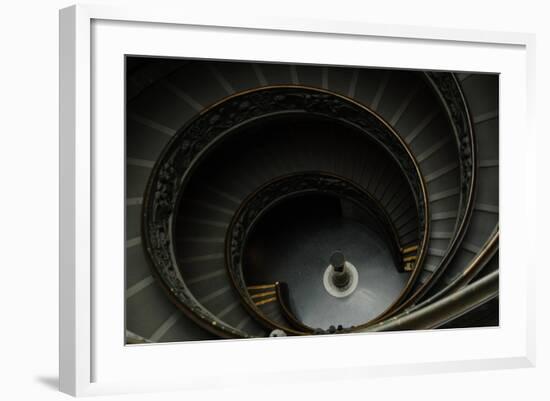 Spiral Stairs-Giuseppe Momo-Framed Giclee Print