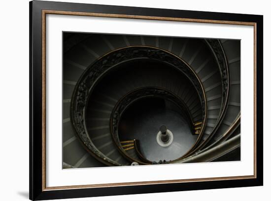 Spiral Stairs-Giuseppe Momo-Framed Giclee Print