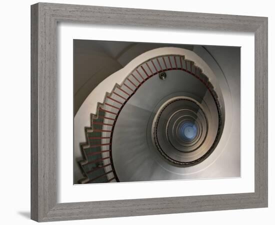 Spiral Stairway, Ljubljana, Slovenia-Adam Jones-Framed Photographic Print