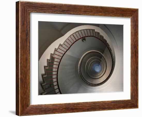 Spiral Stairway, Ljubljana, Slovenia-Adam Jones-Framed Photographic Print