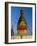 Spire and Prayer Flags of the Swayambhunath Stupa in Kathmandu, Nepal, Asia-Gavin Hellier-Framed Photographic Print