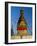 Spire and Prayer Flags of the Swayambhunath Stupa in Kathmandu, Nepal, Asia-Gavin Hellier-Framed Photographic Print