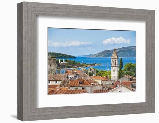 Spire of St. Michael Monastery and Church Belfry-Matthew Williams-Ellis-Framed Photographic Print