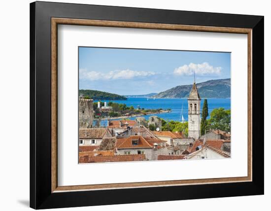 Spire of St. Michael Monastery and Church Belfry-Matthew Williams-Ellis-Framed Photographic Print