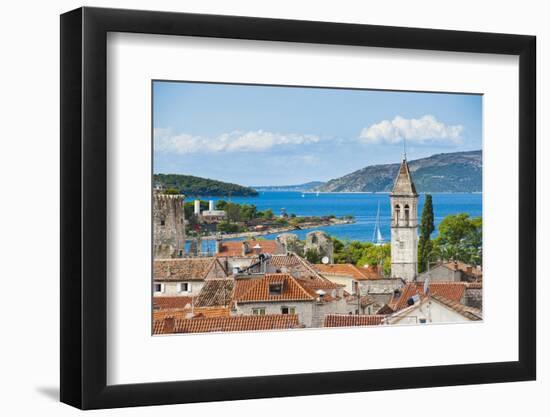 Spire of St. Michael Monastery and Church Belfry-Matthew Williams-Ellis-Framed Photographic Print