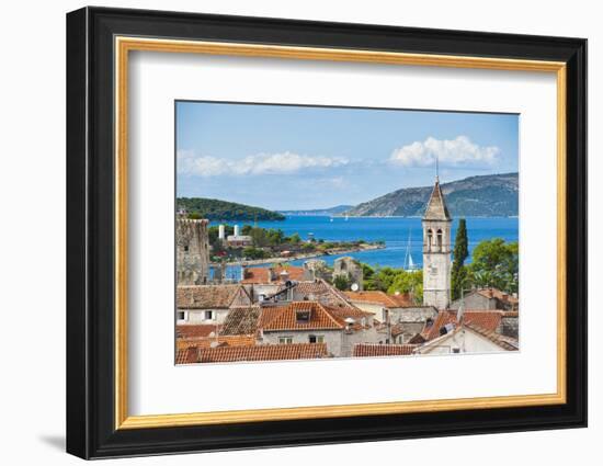 Spire of St. Michael Monastery and Church Belfry-Matthew Williams-Ellis-Framed Photographic Print