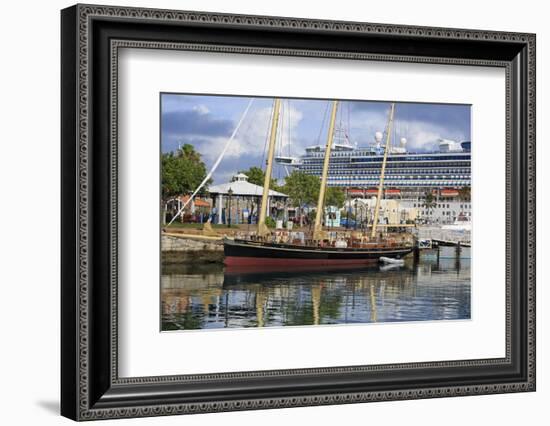 Spirit of Bermuda Sloop in the Royal Naval Dockyard, Sandys Parish, Bermuda, Central America-Richard Cummins-Framed Photographic Print