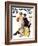 "Spirit of Education" Saturday Evening Post Cover, April 21,1934-Norman Rockwell-Framed Giclee Print