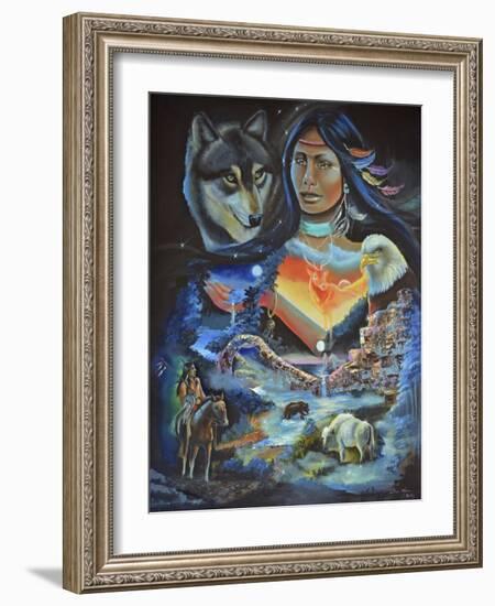 Spirit of Nature-Sue Clyne-Framed Giclee Print