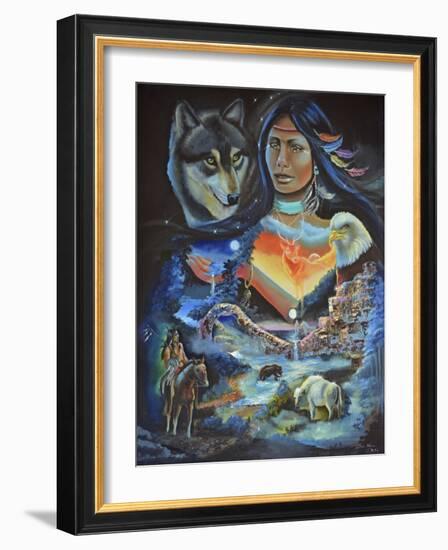 Spirit of Nature-Sue Clyne-Framed Giclee Print