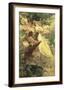 Spirit of Spring-Alphonse Mucha-Framed Premium Giclee Print
