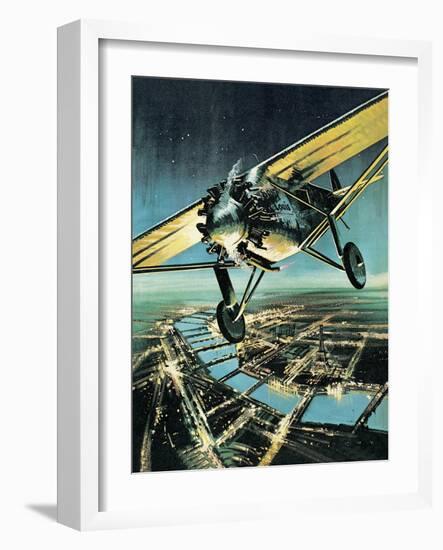 Spirit of St Louis-Wilf Hardy-Framed Giclee Print