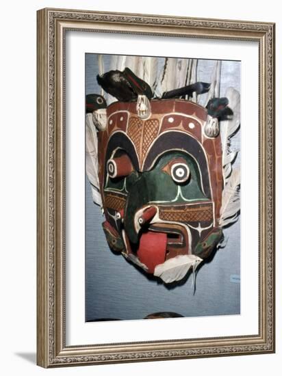 Spirit of the Earthquake, Nootka Mask, Pacific Norwest Coast American Indian-Unknown-Framed Giclee Print