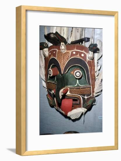 Spirit of the Earthquake, Nootka Mask, Pacific Norwest Coast American Indian-Unknown-Framed Giclee Print