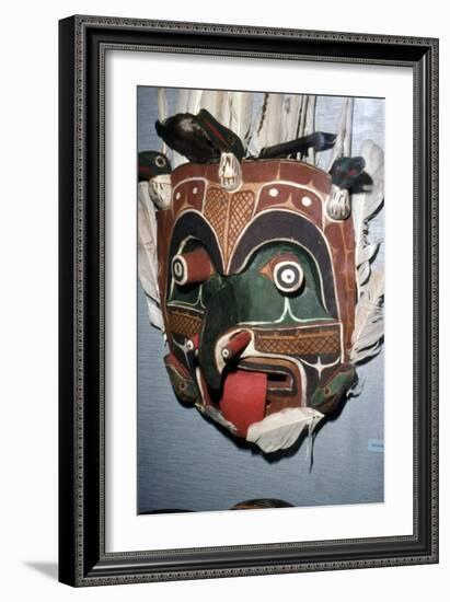 Spirit of the Earthquake, Nootka Mask, Pacific Norwest Coast American Indian-Unknown-Framed Giclee Print