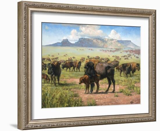 Spirit of the Plains-Jack Sorenson-Framed Art Print