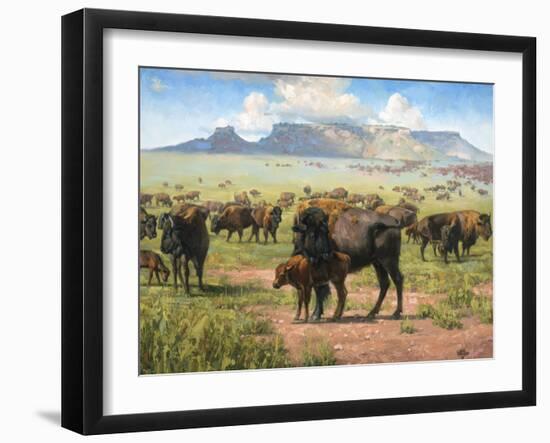 Spirit of the Plains-Jack Sorenson-Framed Art Print