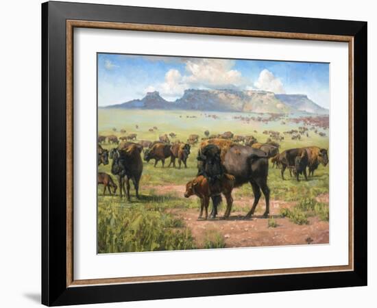 Spirit of the Plains-Jack Sorenson-Framed Art Print