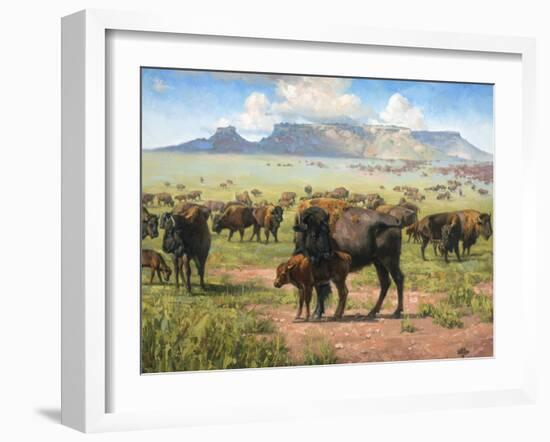 Spirit of the Plains-Jack Sorenson-Framed Art Print