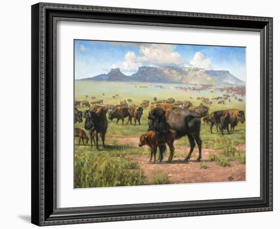 Spirit of the Plains-Jack Sorenson-Framed Art Print