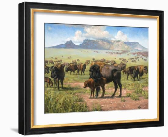 Spirit of the Plains-Jack Sorenson-Framed Art Print