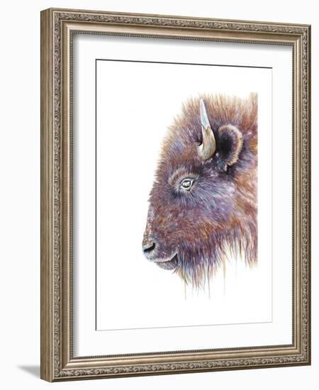 Spirit of the West Buffalo-Michelle Faber-Framed Giclee Print