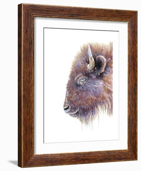 Spirit of the West Buffalo-Michelle Faber-Framed Giclee Print