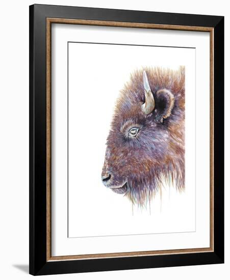 Spirit of the West Buffalo-Michelle Faber-Framed Giclee Print