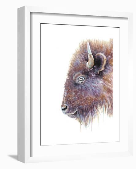 Spirit of the West Buffalo-Michelle Faber-Framed Giclee Print