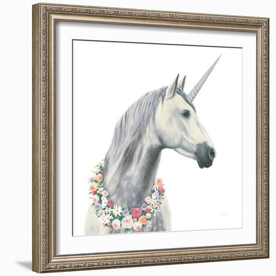 Spirit Unicorn I Square-James Wiens-Framed Art Print