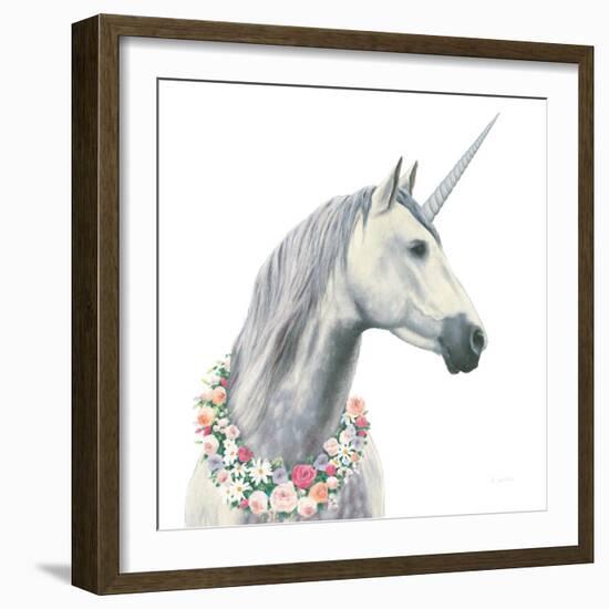 Spirit Unicorn I Square-James Wiens-Framed Art Print