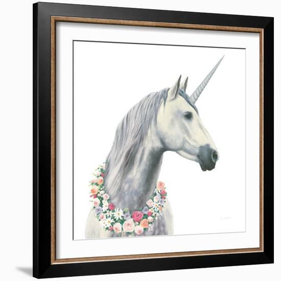 Spirit Unicorn I Square-James Wiens-Framed Art Print