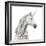 Spirit Unicorn I Square-James Wiens-Framed Art Print