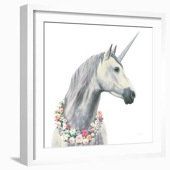 Spirit Unicorn I Square-James Wiens-Framed Art Print