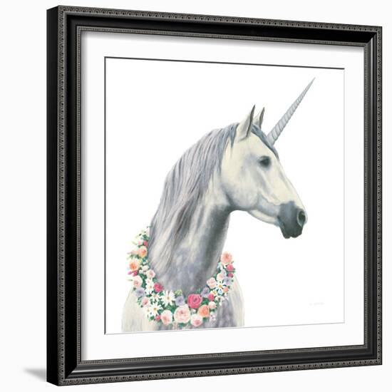 Spirit Unicorn I Square-James Wiens-Framed Art Print