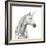 Spirit Unicorn I Square-James Wiens-Framed Art Print