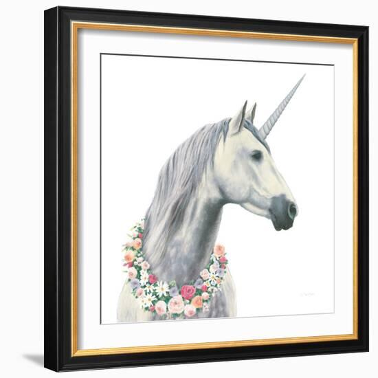 Spirit Unicorn I Square-James Wiens-Framed Art Print