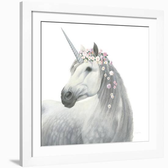 Spirit Unicorn II Square-James Wiens-Framed Art Print