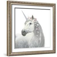Spirit Unicorn II Square-James Wiens-Framed Art Print