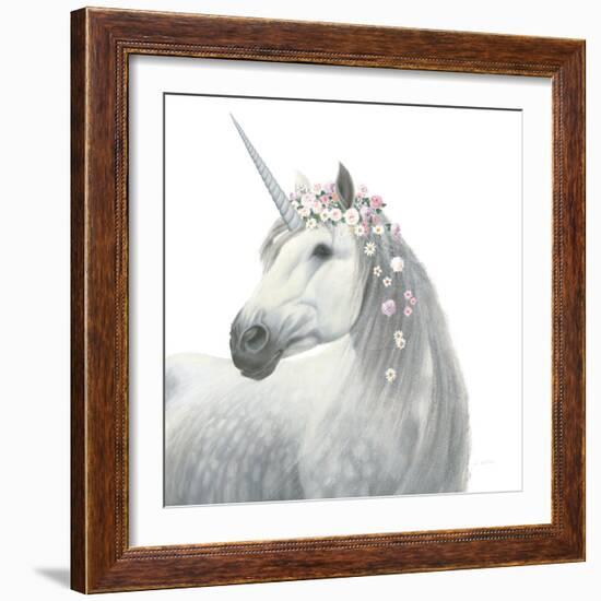 Spirit Unicorn II Square-James Wiens-Framed Art Print