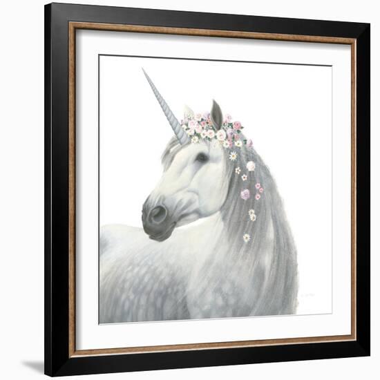 Spirit Unicorn II Square-James Wiens-Framed Art Print