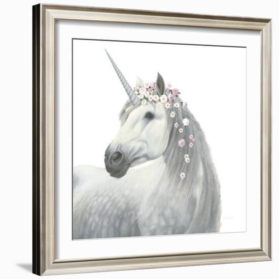 Spirit Unicorn II Square-James Wiens-Framed Art Print