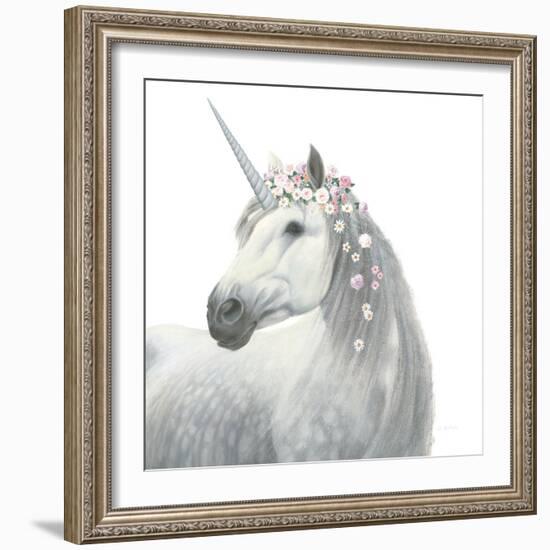 Spirit Unicorn II Square-James Wiens-Framed Premium Giclee Print