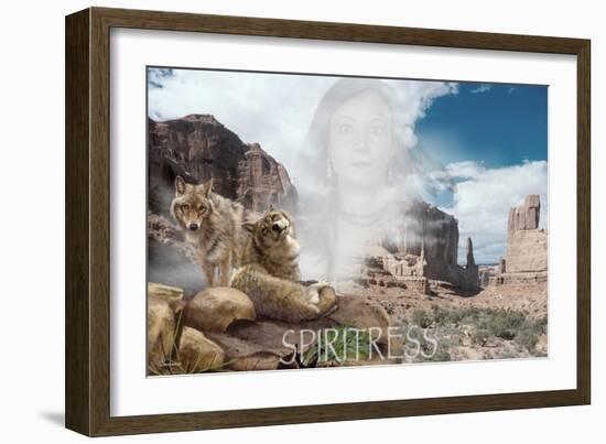 Spiritress-Gordon Semmens-Framed Giclee Print