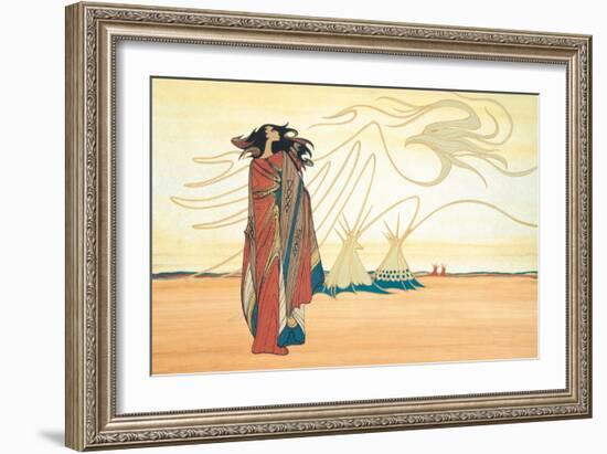 Spirits of the Plains-Maxine Noel-Framed Art Print