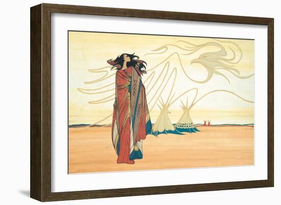 Spirits of the Plains-Maxine Noel-Framed Art Print