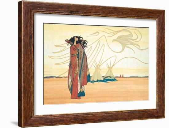 Spirits of the Plains-Maxine Noel-Framed Art Print