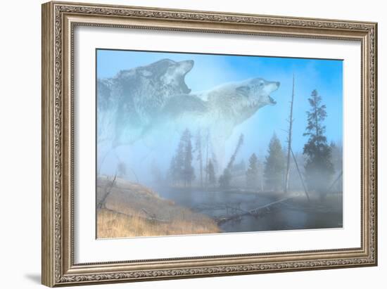 Spirits of Yellowstone-Gordon Semmens-Framed Photographic Print