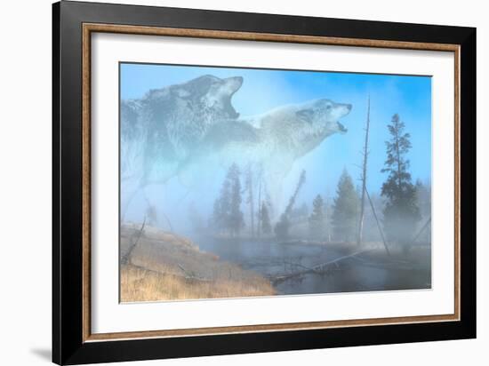 Spirits of Yellowstone-Gordon Semmens-Framed Photographic Print